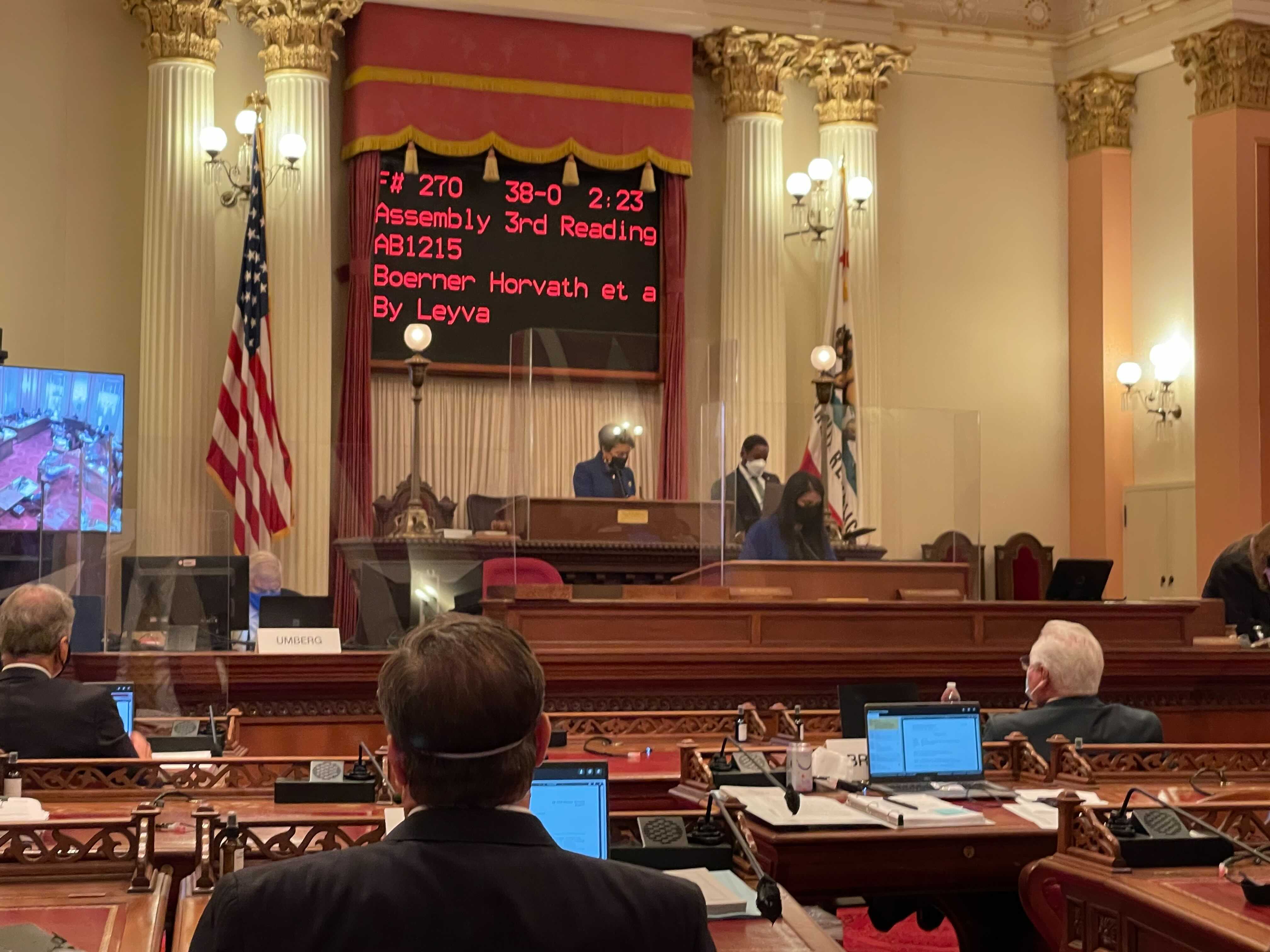 AB 1215Passes Senate