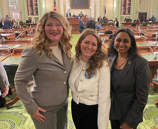 Assemblymember Tasha Boerner with Councilmember Teresa Acosta