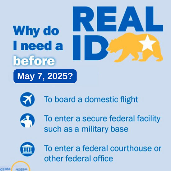 Real ID Deadline is May 7, 2025