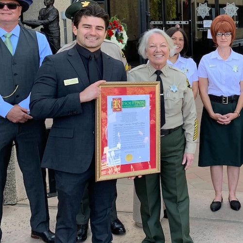 ad77 boerner San Diego County Sheriff 175th Anniversary