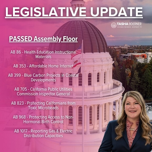 ad77 boerner Legislative Update