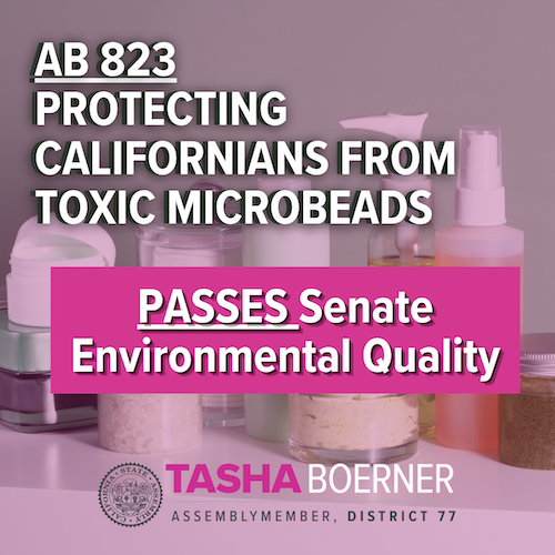 ad77 Boerner Legislation to Ban Plastic Microbeads Passes Senate Environmental Quality