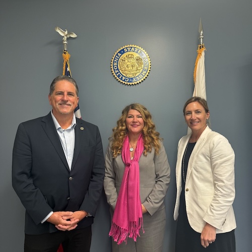 Assemblymember Boerner Coronado Mayor John Duncan and City Manager Tina Friend
