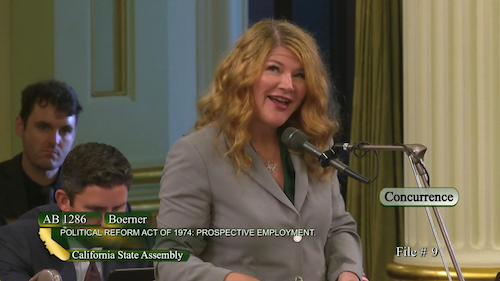 Assemblymember Boerner Public Official Employment Transparency Act