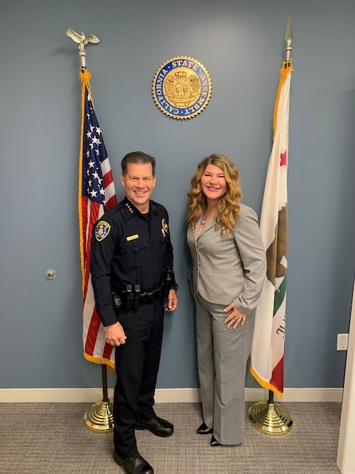 Assemblymember Boerner San Diego Police Chief Scott Wahl