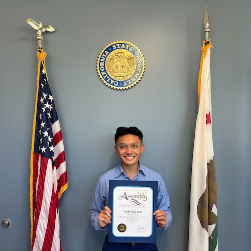 Assemblymember Boerner intern Duke Dela Rosa