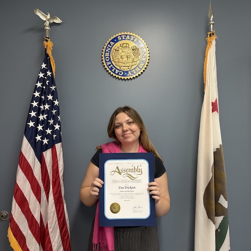 Assemblymember Boerner intern Eva Erickson