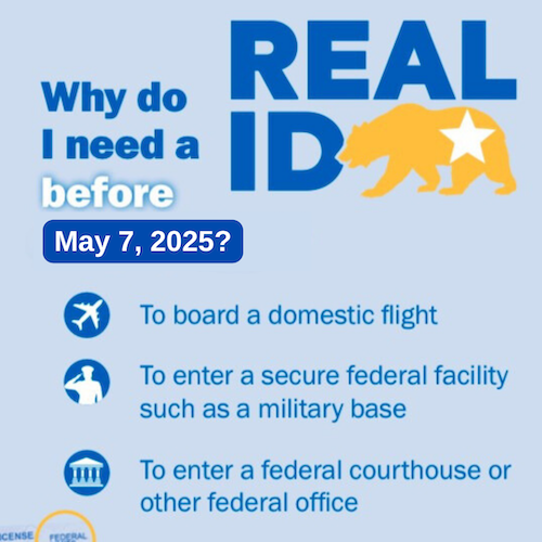 ad77 REAL ID Deadline: May 7, 2025