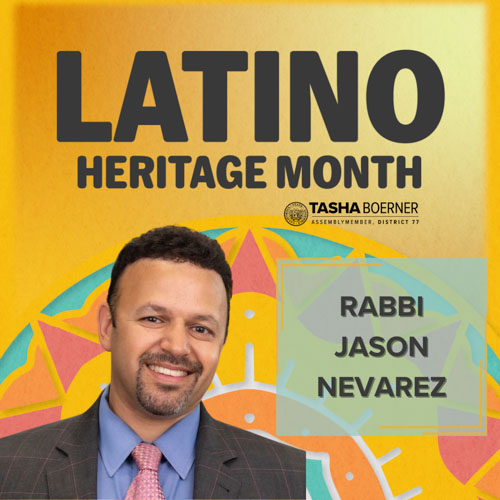 ad77 latino heritage month spotlight Rabbi Jason Nevarez