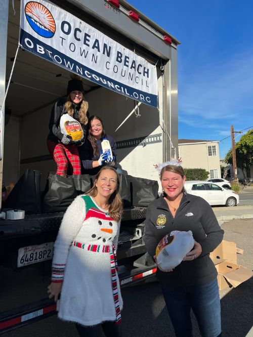 Ocean Beach Town Council Food and Toy Drive