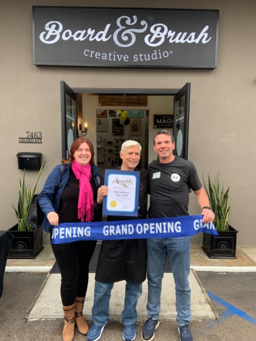 La Jolla: Board and Brush Ribbon Cutting