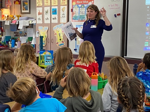 Visiting Ms. Klein's 2nd Grade Class