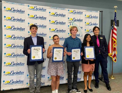 Encinitas Chamber of Commerce Rising Star of the Month Breakfast