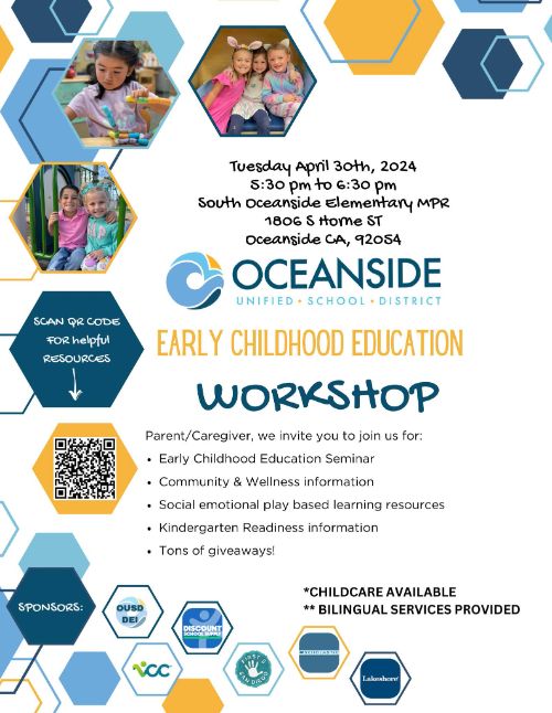 ad77 Oceanside Unified School District Early Childhood Education Workshop