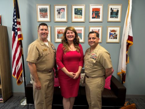 ad77 San Diego Navy Installation Commanders Visit Sacramento