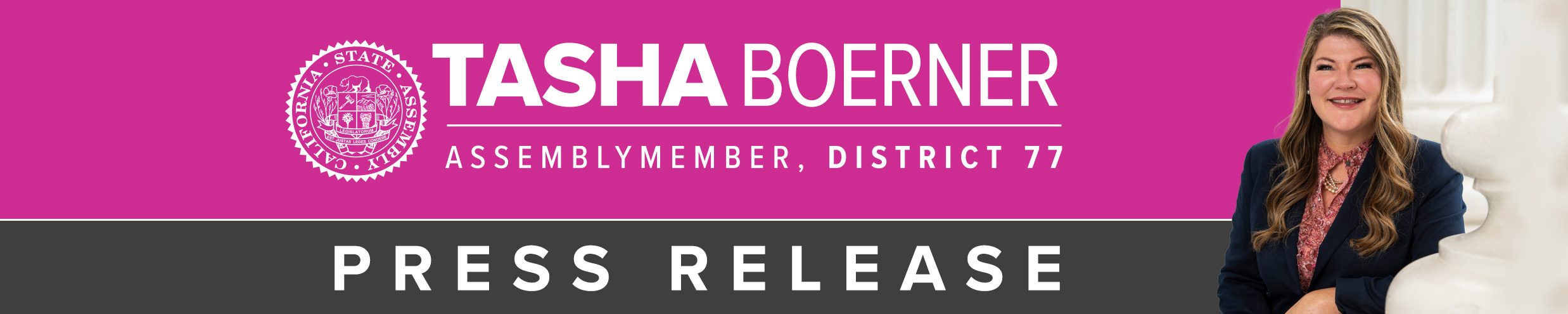 Assemblymember Tasha Boerner Press Release