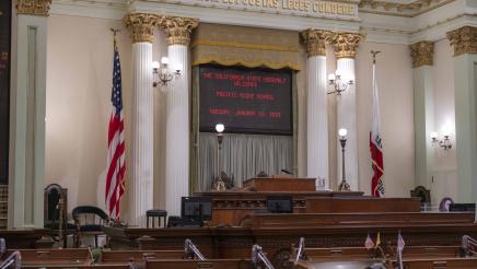 Pacific Ridge High School Visit to the Assembly Floor