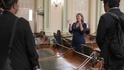 Pacific Ridge High School Visit to the Assembly Floor