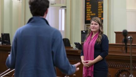 Pacific Ridge High School Visit to the Assembly Floor