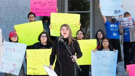 AB 610 Student Transit Funding Rally