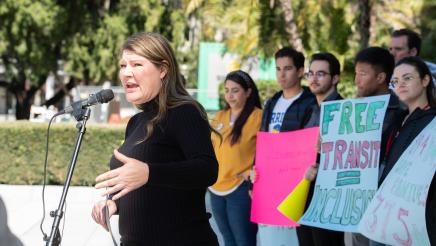 AB 610 Student Transit Funding Rally