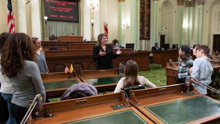 Flora Vista Elementary School Visit to the Assembly