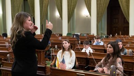 Flora Vista Elementary School Visit to the Assembly