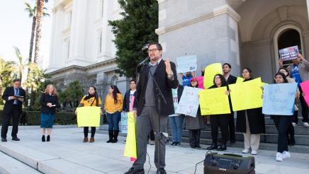 AB 610 Student Transit Funding Rally