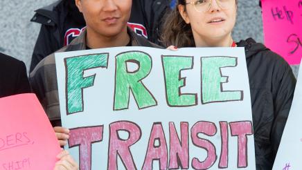 AB 610 Student Transit Funding Rally