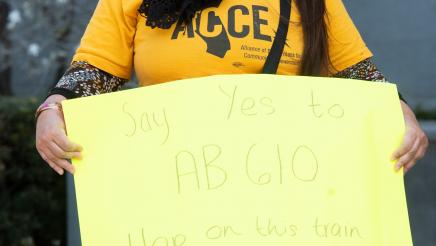 AB 610 Student Transit Funding Rally