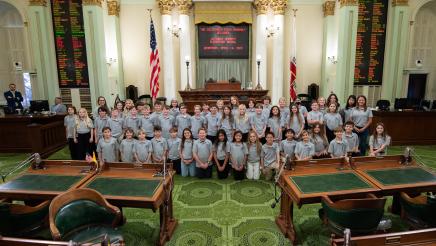 La Costa Heights Elementary School Visit to Assembly
