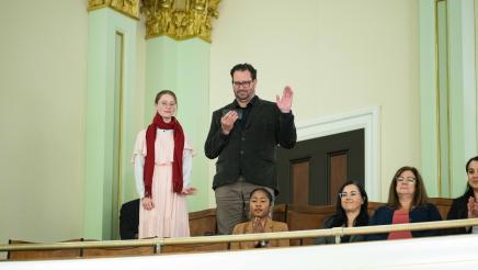 Assemblymember Boerner Hosts Guests on the Floor