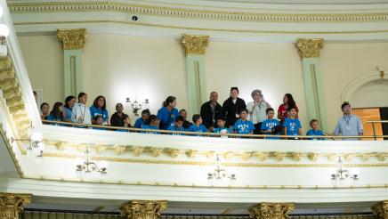 Mission Bay Montessori Academy Visit to Assembly Floor