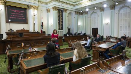 Pacific Ridge Student Visit To Assembly