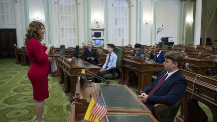 Pacific Ridge Student Visit To Assembly