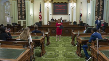 Pacific Ridge Student Visit To Assembly