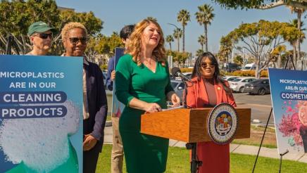 AB 823 Ban on Toxic Plastic Microbeads Press Conference