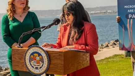 AB 823 Ban on Toxic Plastic Microbeads Press Conference