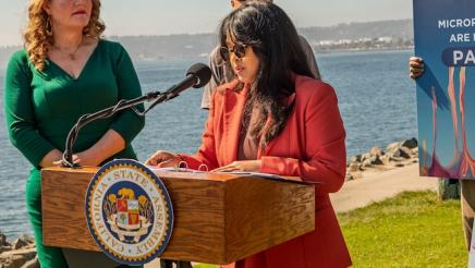 AB 823 Ban on Toxic Plastic Microbeads Press Conference