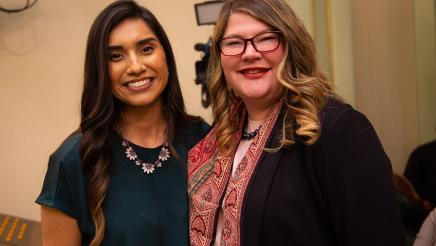 Tasha Boerner Horvath with Assemblymember Cervantes